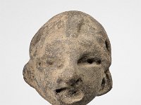 Ame Ker 112  Ame Ker 112, Mexiko, Zentrales Hochland, Azteken, Postklassische Periode, ca. 1250-1521 n. Chr., Fragment einer Figur, Ton, H 5,5 cm, B 4,8 cm : Museumsfoto: Claus Cordes, Bestandskatalog Ethnologie